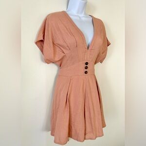 MAIN STRIP Salmon Romper / Size M